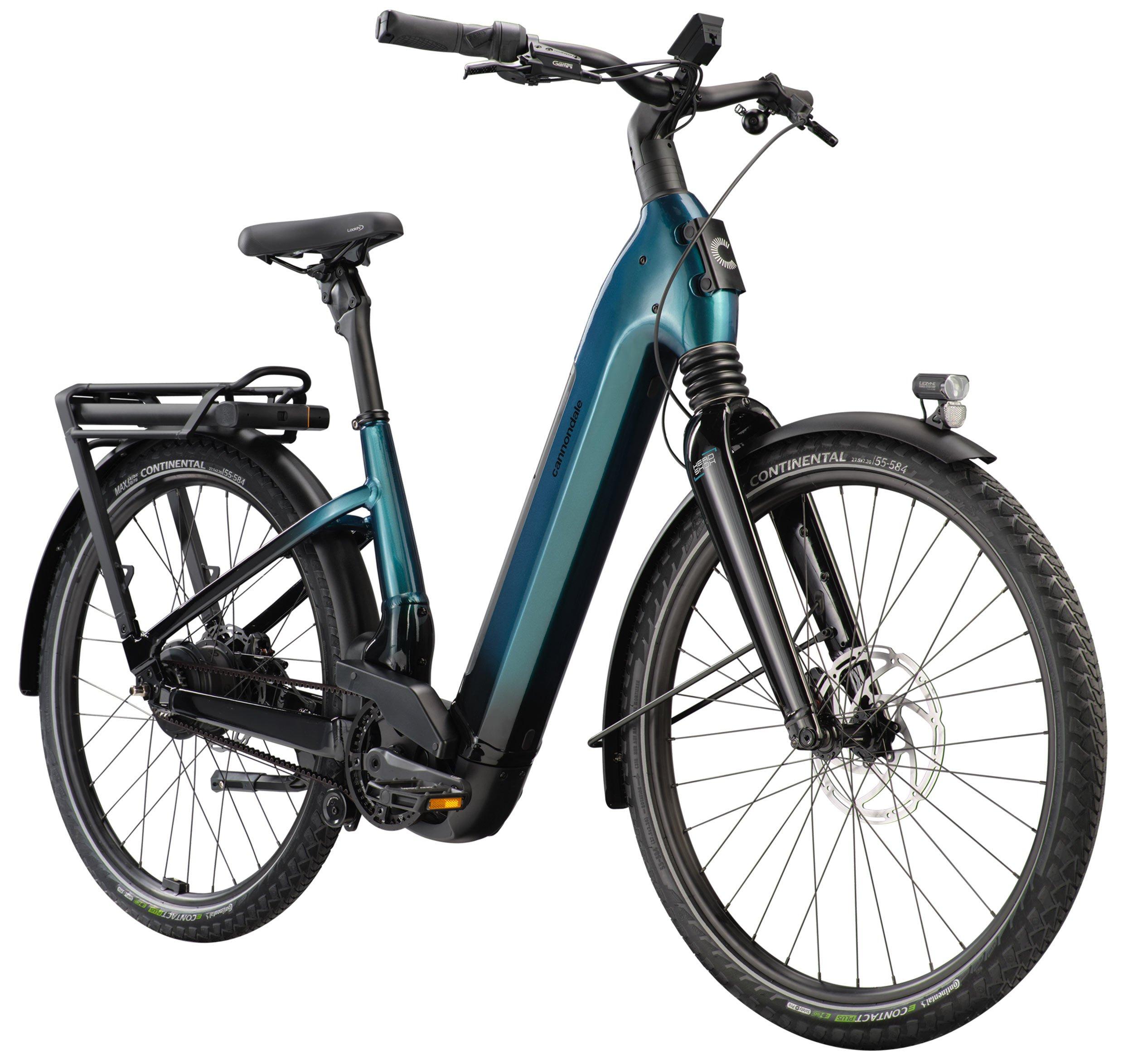 Cannondale Mavaro 1 Low StepThru Schwarz/Blau/Türkis – Image 2