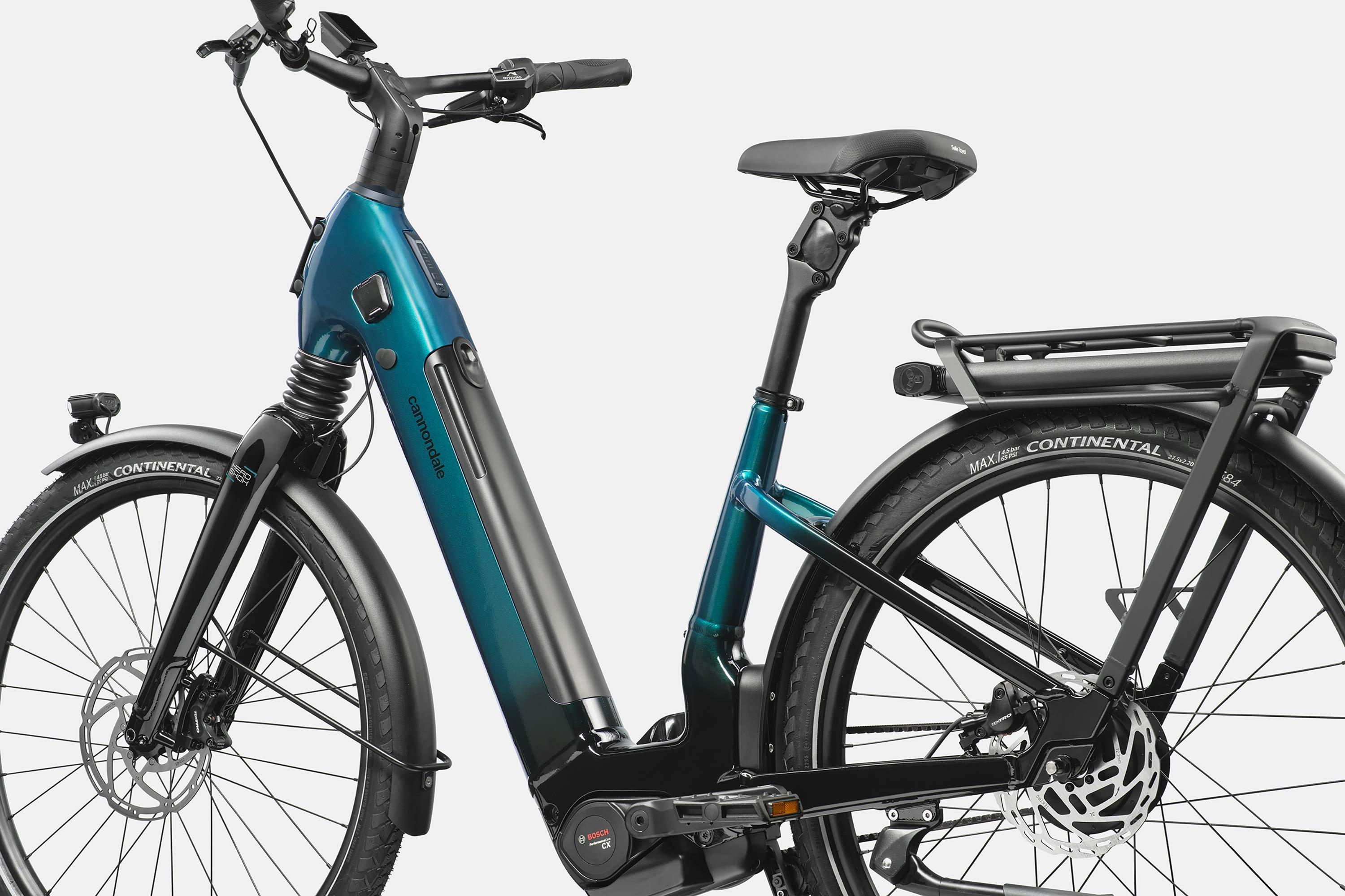 Cannondale Mavaro 1 Low StepThru Schwarz/Blau/Türkis – Image 5