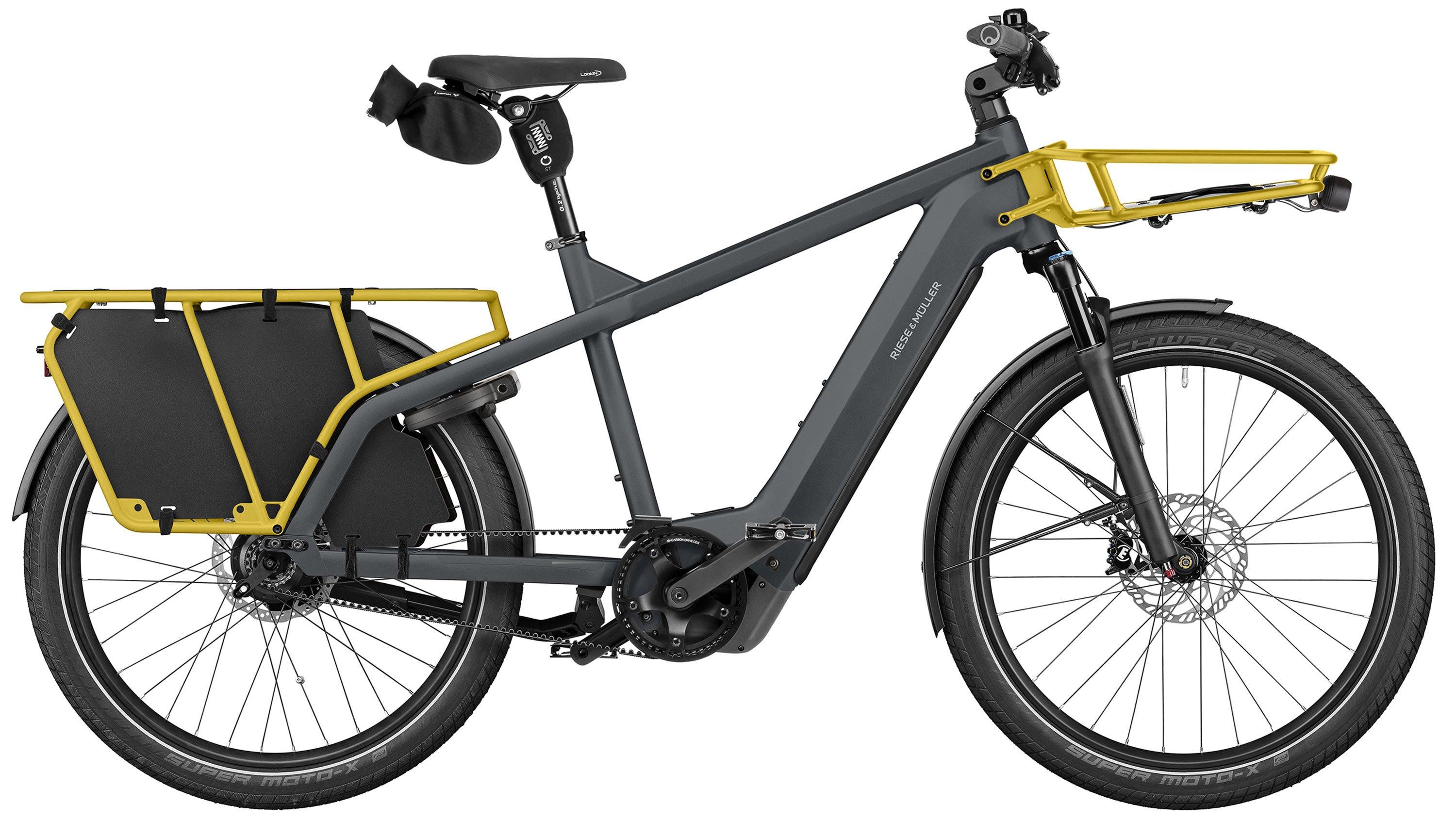 Riese & Müller Multicharger3 rohloff Anthrazit/Grau/Gelb