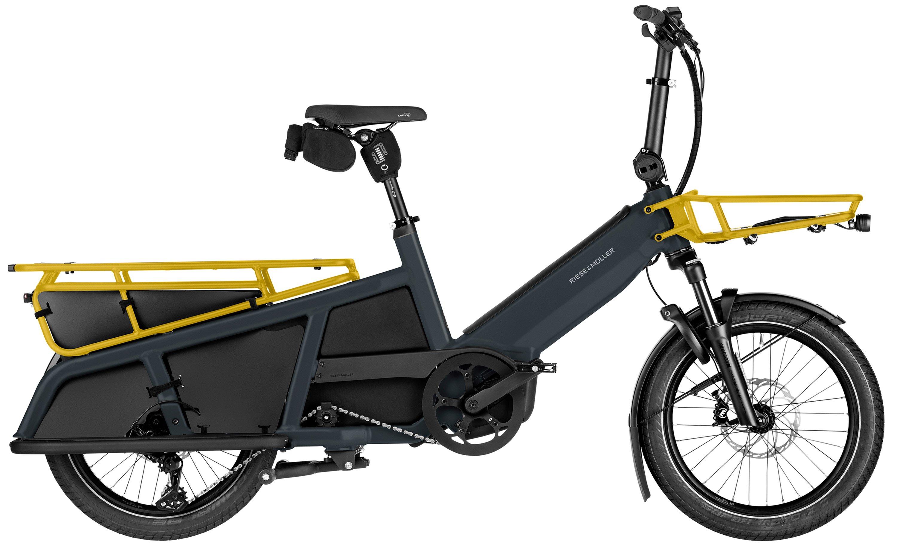 Riese & Müller Multitinker2 touring Anthrazit/Grau/Gelb