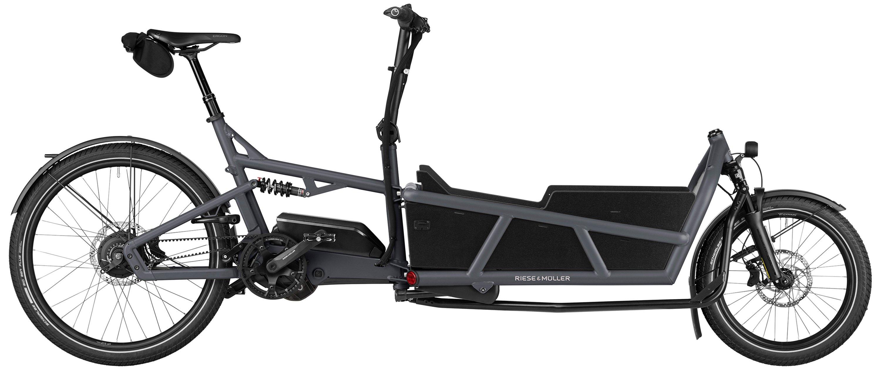 Riese & Müller Load5 75 vario Schwarz/Grau/Blau