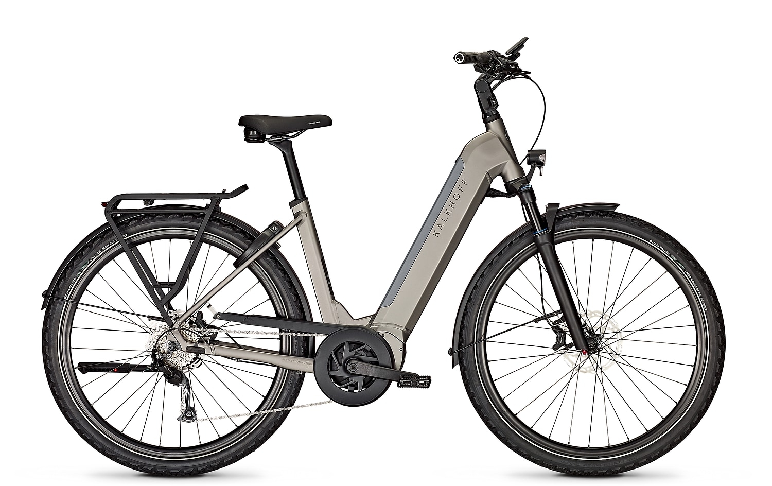 Entdecken Sie das stilvolle Kalkhoff Endeavour 5.B Move E-Bike. Komfortable Fahrt mit modernem Design und zuverläss