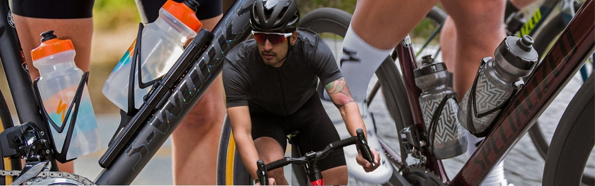 Robuste Specialized Trinkflaschen, ideal für Radsportler. Perfekte Ergänzung zu Specialized Fahrrädern, sorgt für o