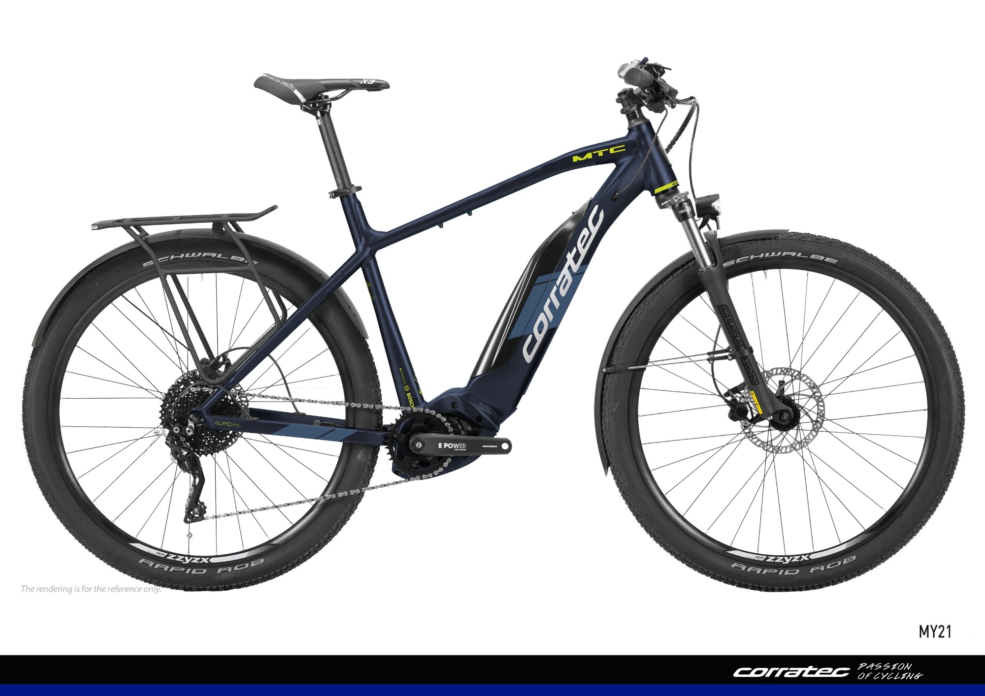 Das Bild zeigt ein Corratec E-Power MTC 12S Gent