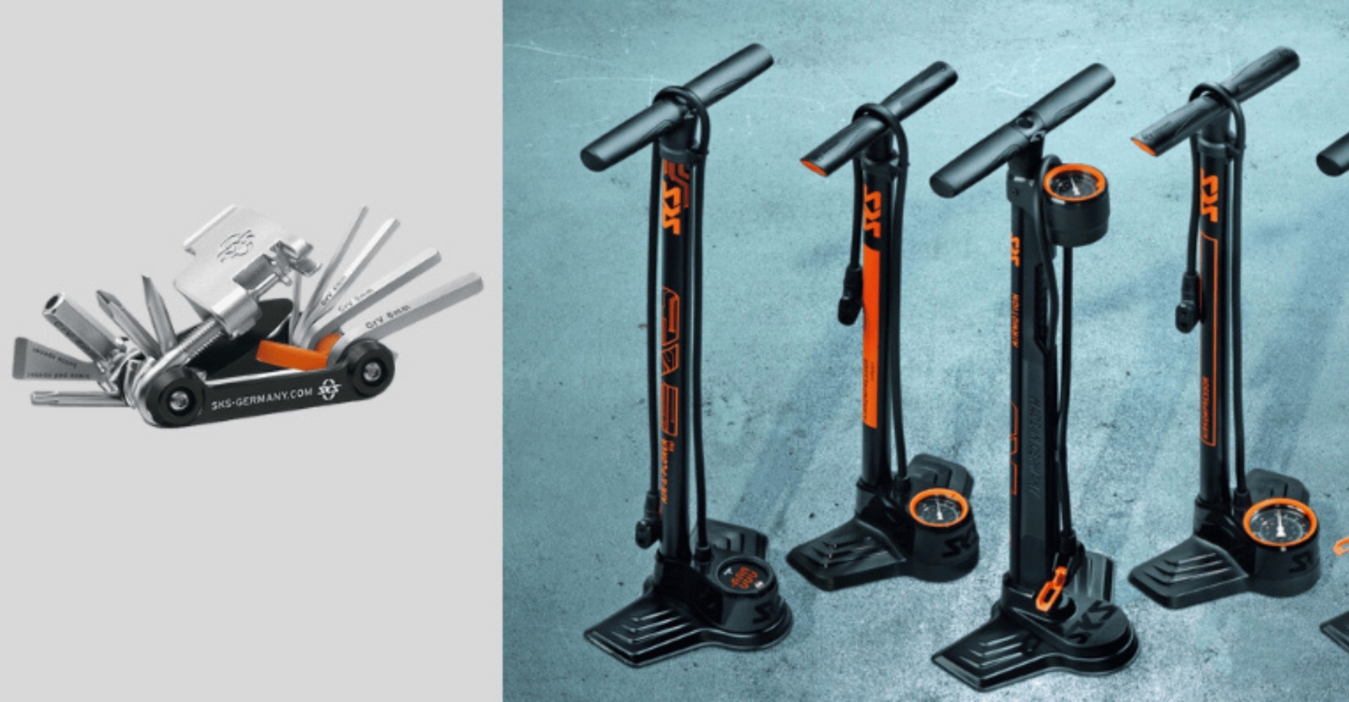 Entdecken Sie die robusten SKS Fahrrad-Multitools und leistungsstarken Pumpen, ideal für jede Radtour und Werkstatt