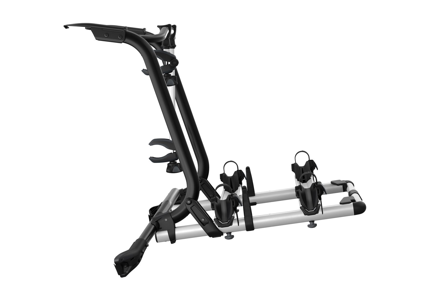 Dieser Thule Fahrradträger ist ideal für den sicheren Transport von zwei Fahrrädern auf Ihrem Auto. Robust und einf
