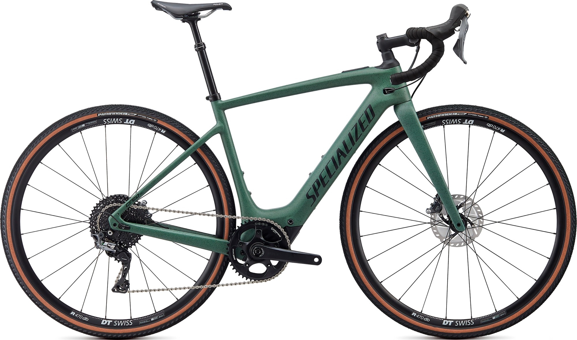 Das Bild zeigt e-Rennrad aus der Specialized Creo SL Comp Carbon Reihe